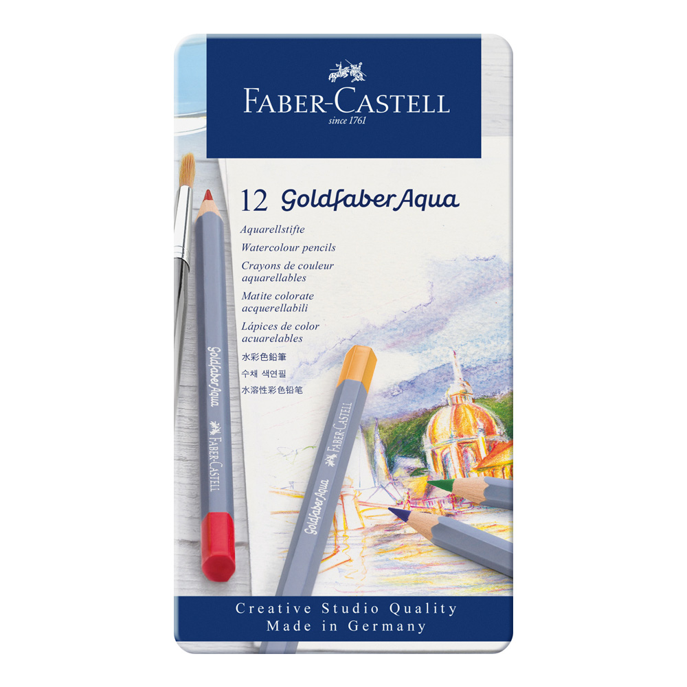 Goldfaber Aqua Watercolor Pencil Tin of 12