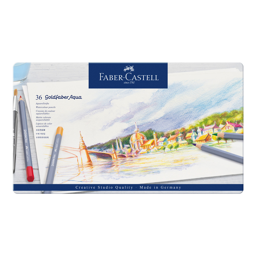 Goldfaber Aqua Watercolor Pencil Tin of 36