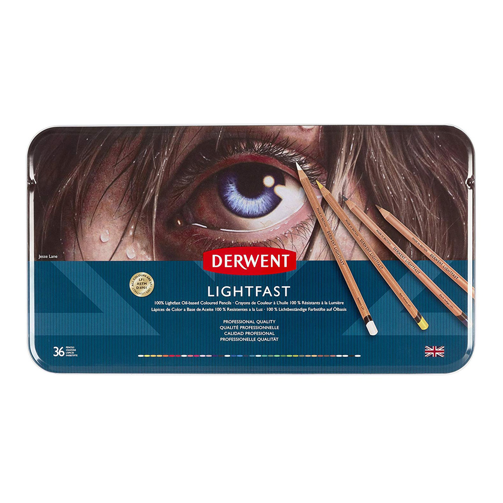 Derwent Lightfast Pencil 36 Color Tin