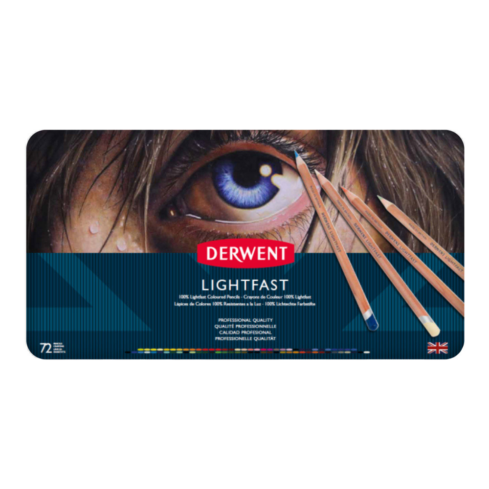 Derwent Lightfast Pencil 72 Color Tin