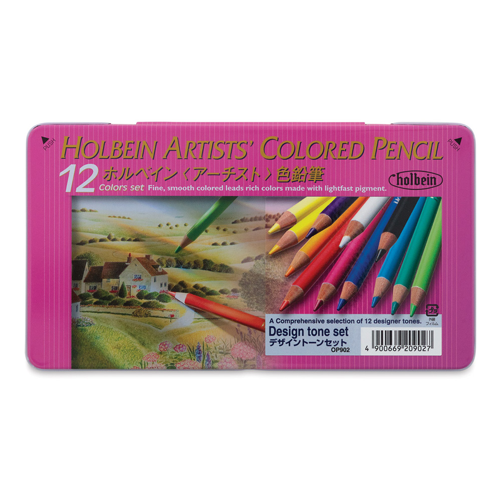 Holbein Color Pencil Set/12 Design Tone