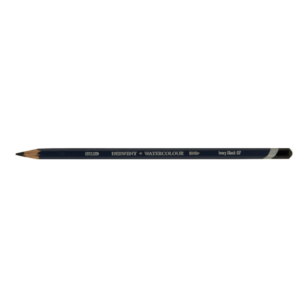 Derwent Watercolor Pencil 67 Ivory Black