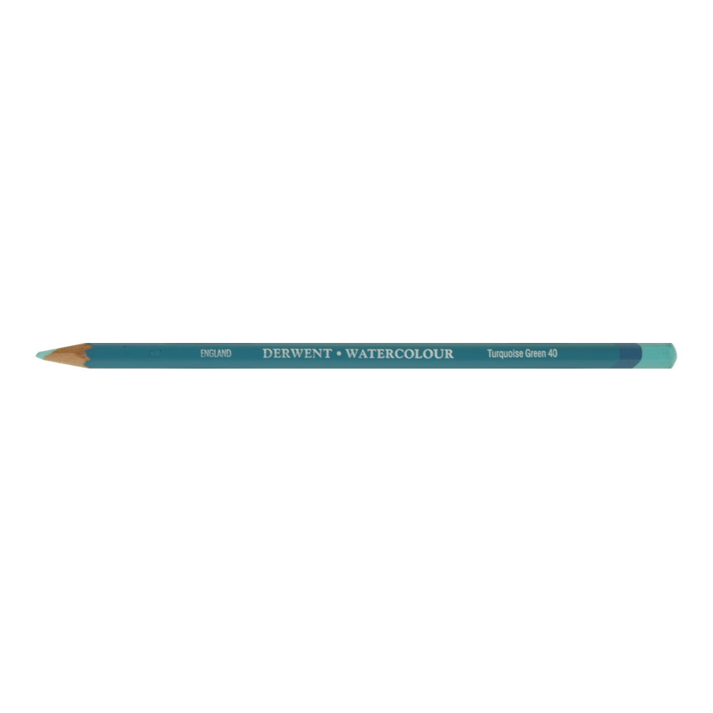 Derwent Watercolor Pencil 40 Turquoise Green