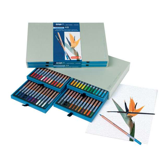 Bruynzeel 48 Aquarelle Pencil Box Set