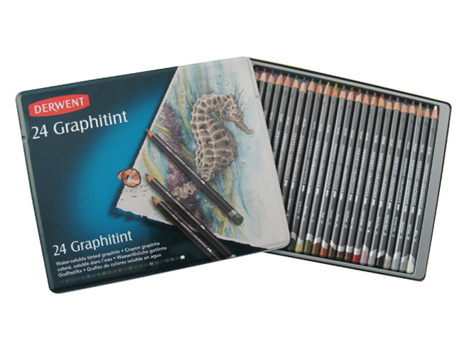 Derwent Graphitints 24 Pencil Tin Set