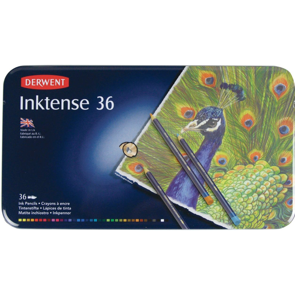 Derwent Inktense 36 Pencil Tin Set