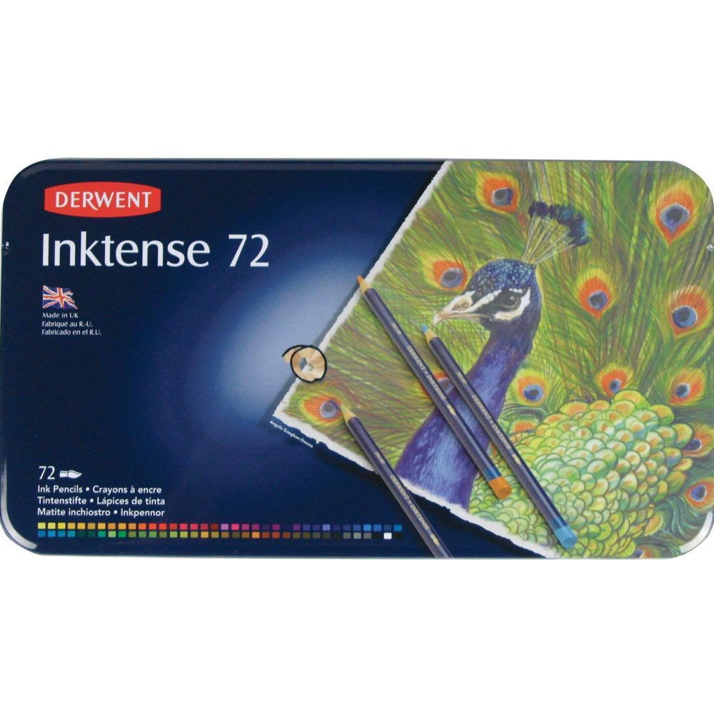 Derwent Inktense 72 Pencil Tin Set