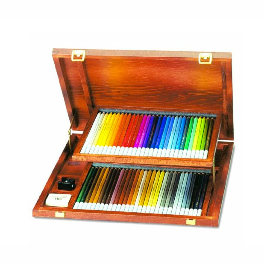 Carb-Othello Pastel Pencil 60 Wood Box Set