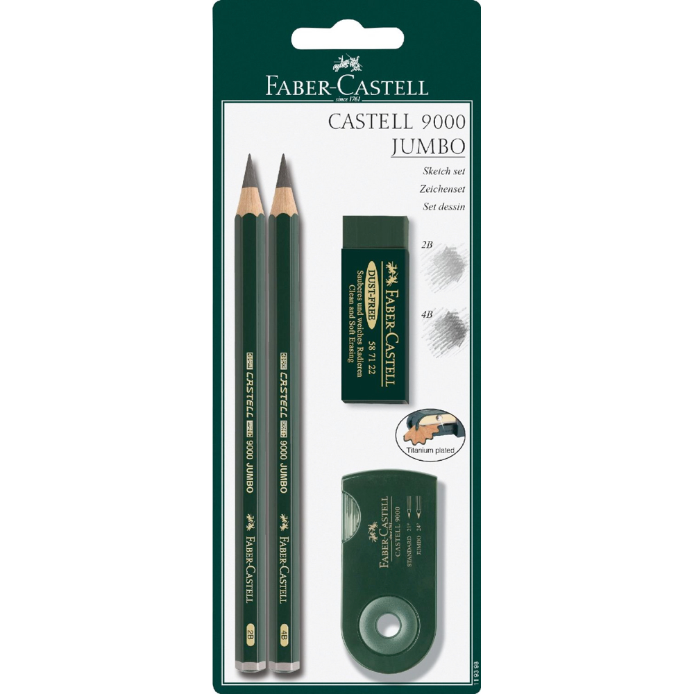 Faber-Castell 9000 Jumbo Sketch Set