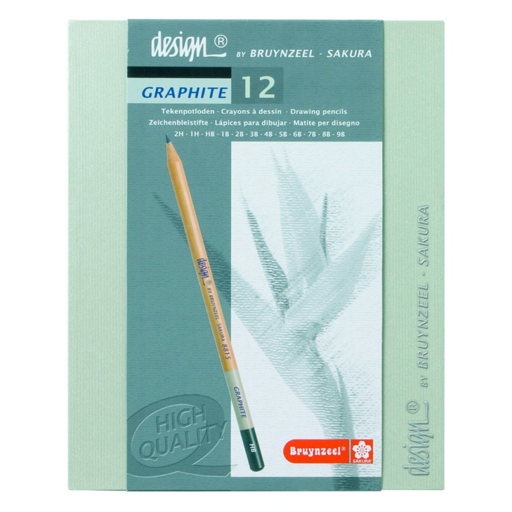 Bruynzeel 12 Graphite Pencil Box Set