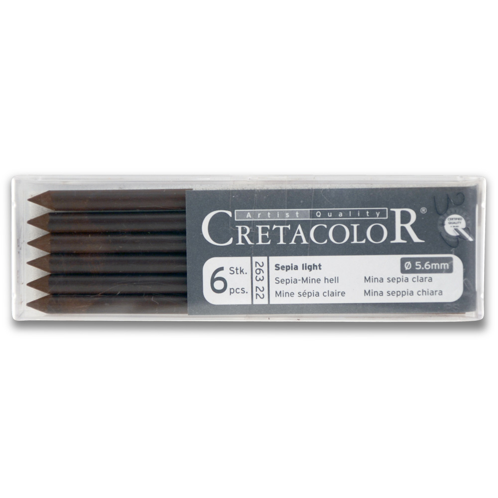 Cretacolor Artist Lead Sepia Light 6/Pack