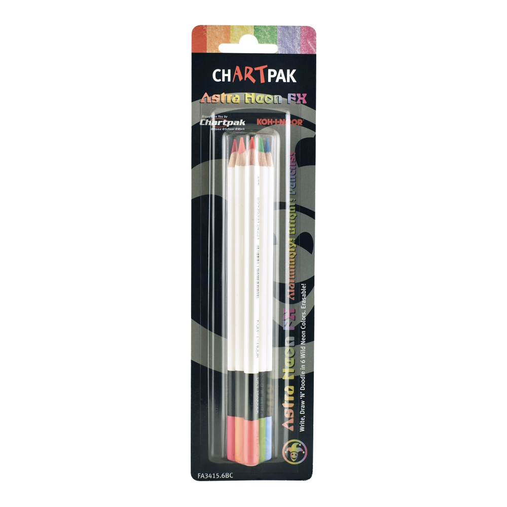 Koh-I-Noor Astra Neon FX 6 Pencil Set