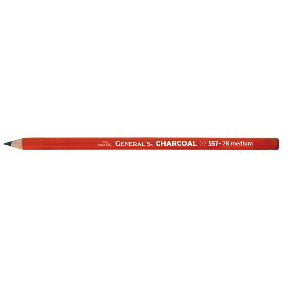 General Charcoal Pencil 557-2B