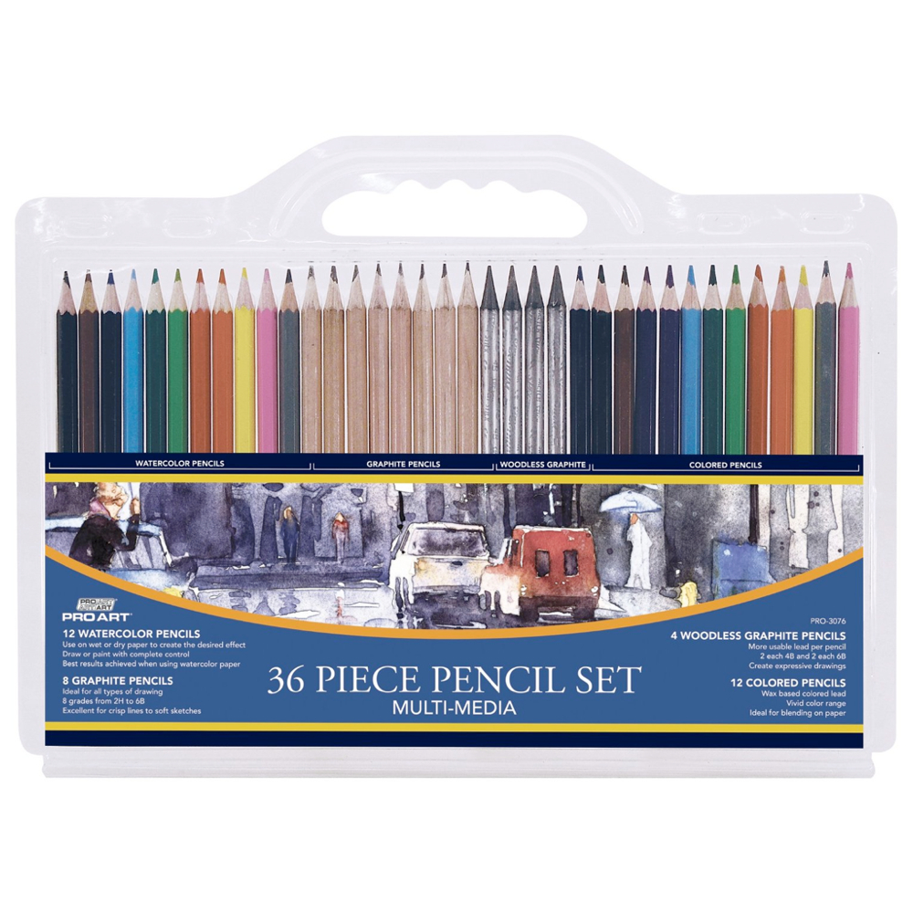 BUY Pro Art 36Piece Artist Pencil Set
