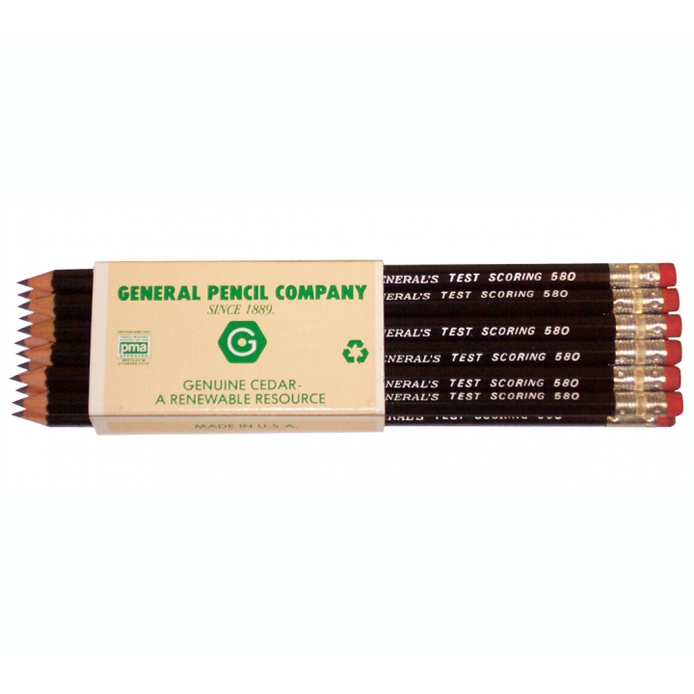 General Test Scoring Pencil Box/12