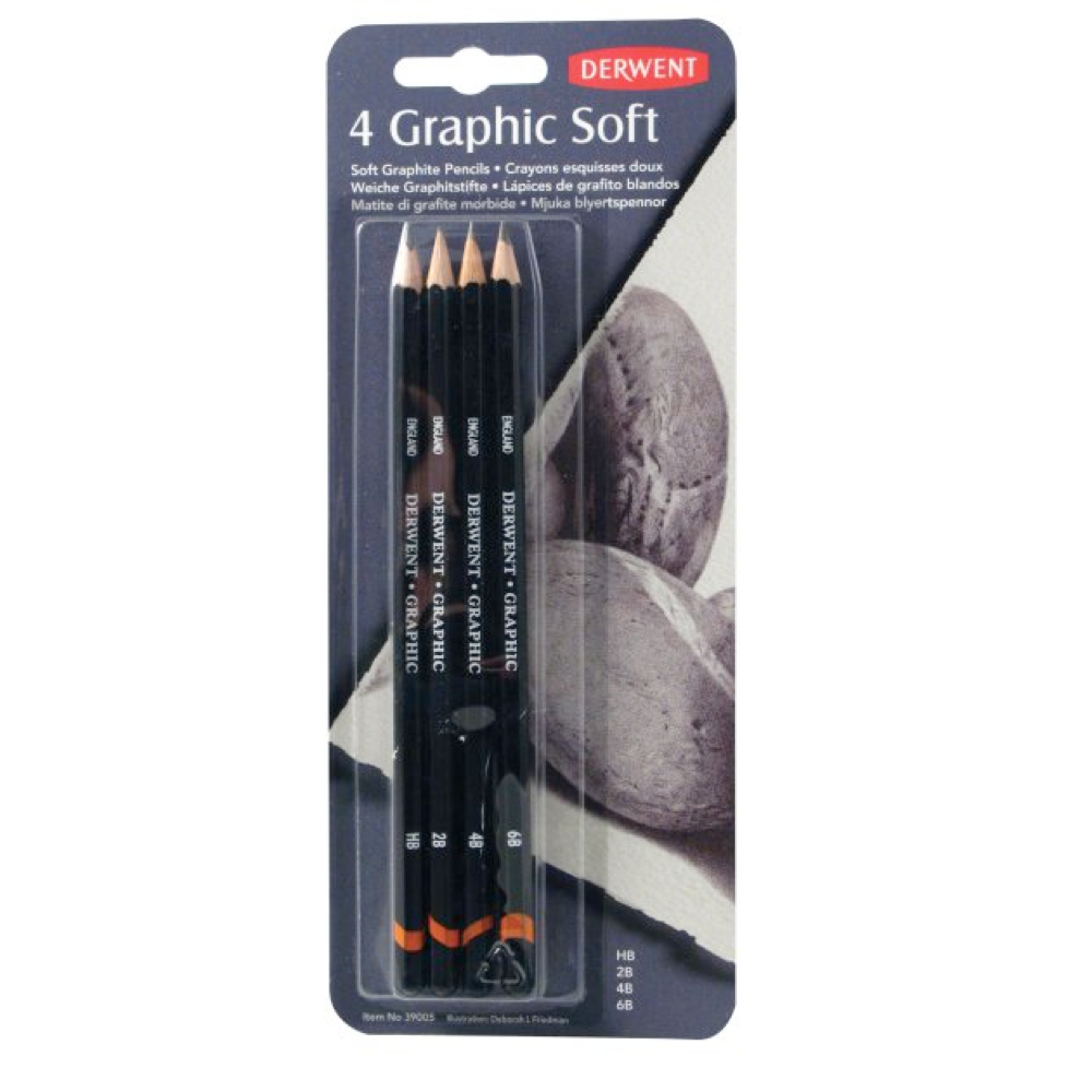 Derwent Graphic Sketching 4 Pencil Set