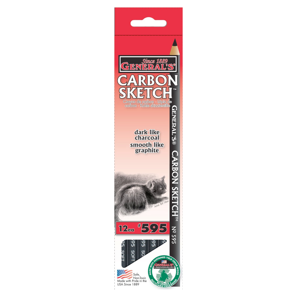 General Carbon Sketch Pencil 12/Box