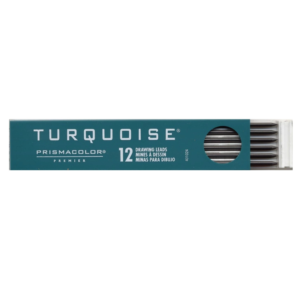 Turquoise Drawing Leads Dozen 5H