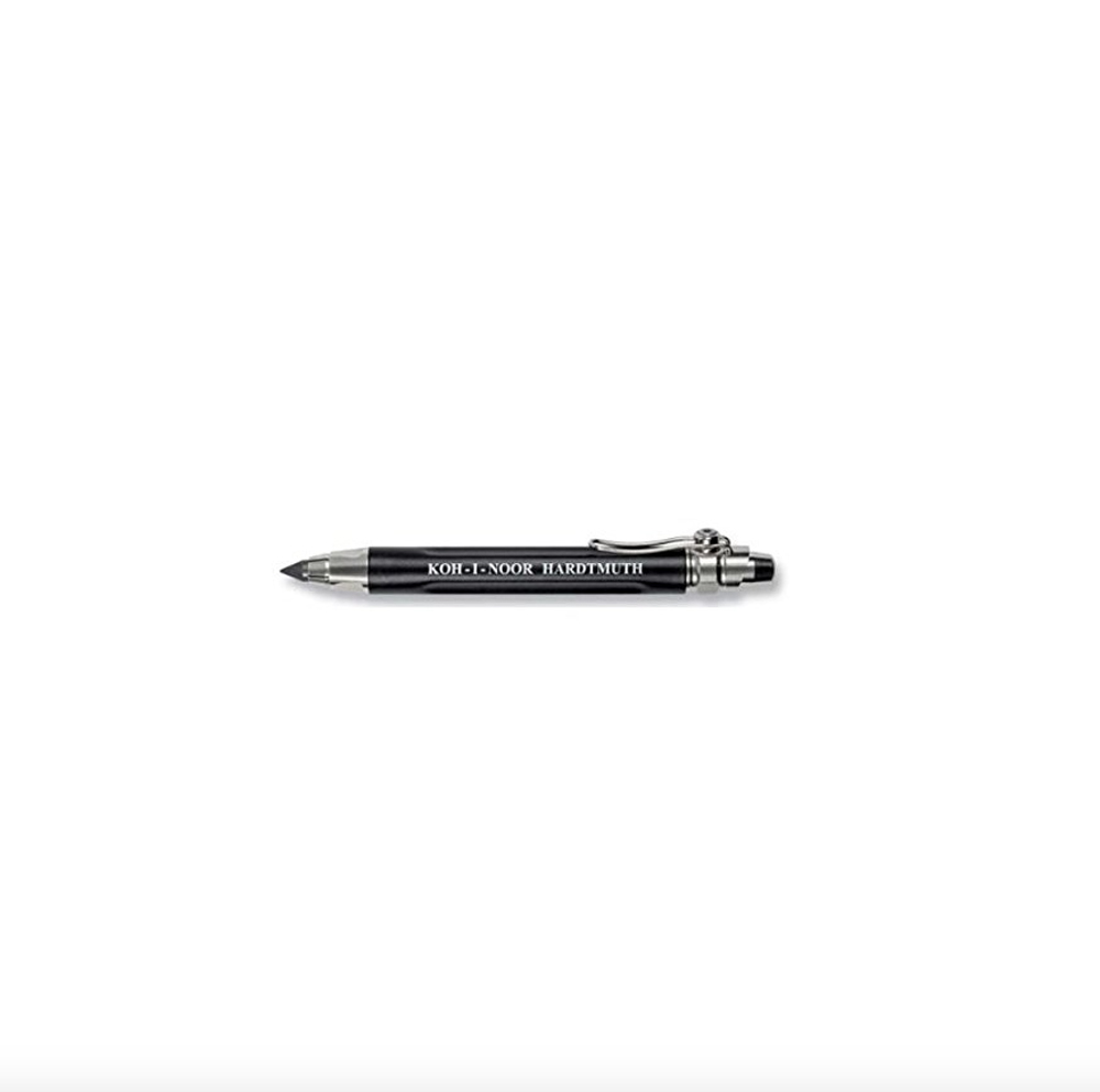 Koh-I-Noor Mech.lead Holder Blk W/Clip 5.6Mm