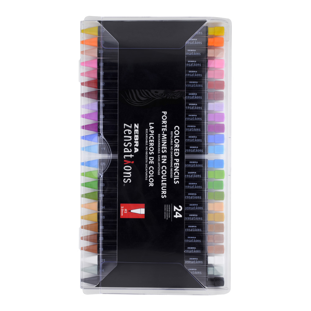 Zensations Mechanical Colored Pencil 24pc Set