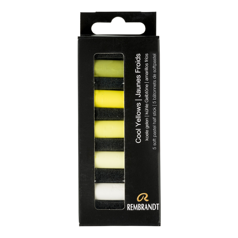 Rembrandt Soft Pastels 5pc Half Cool Yellows