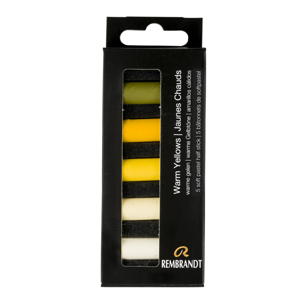 Rembrandt Soft Pastels 5pc Half Warm Yellows