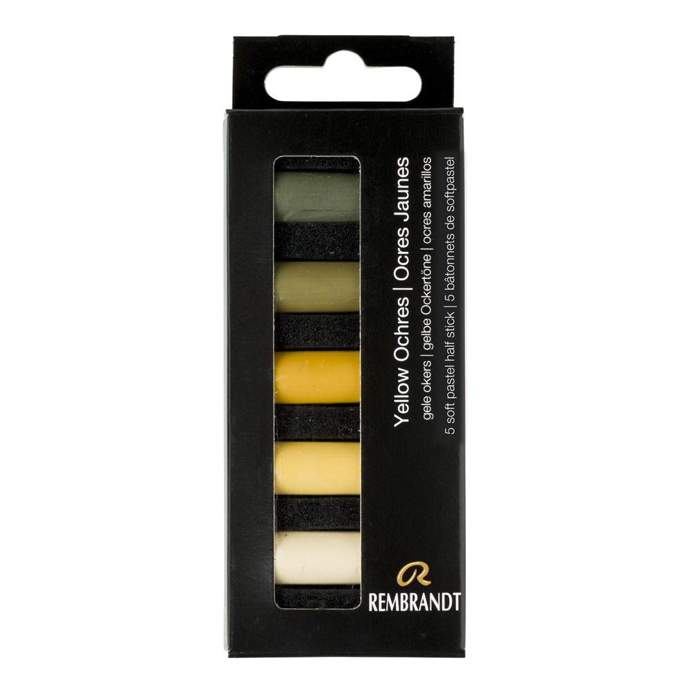 Rembrandt Soft Pastels 5pc Half Yellow Ochres