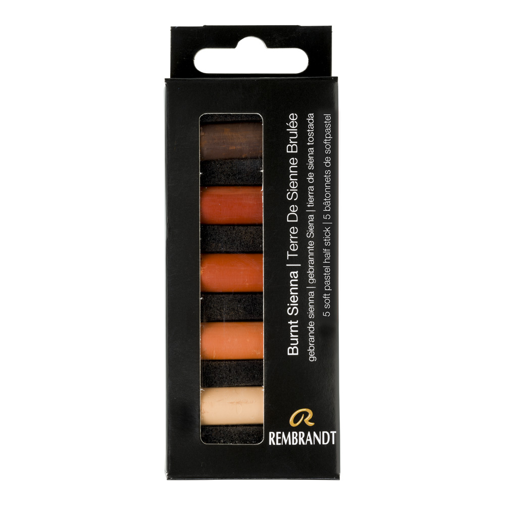 Rembrandt Soft Pastels 5pc Half Burnt Siennas