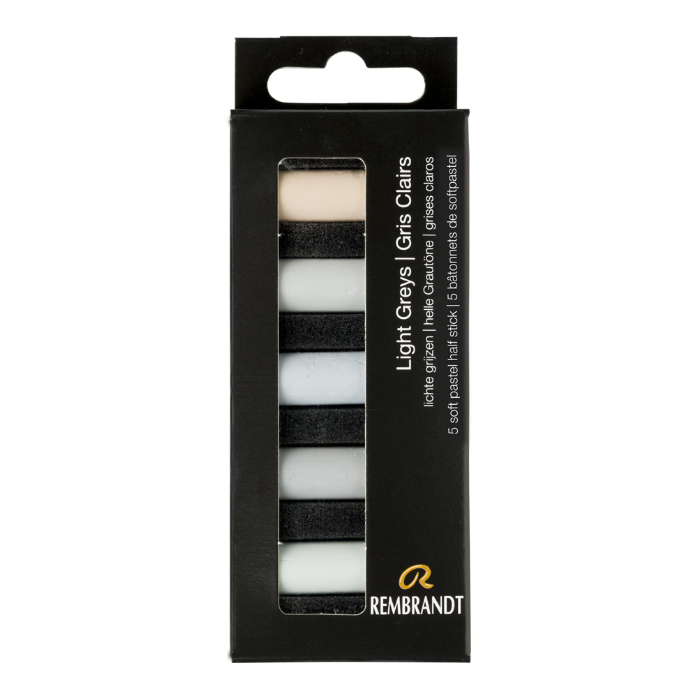 Rembrandt Soft Pastels 5pc Half Light Greys