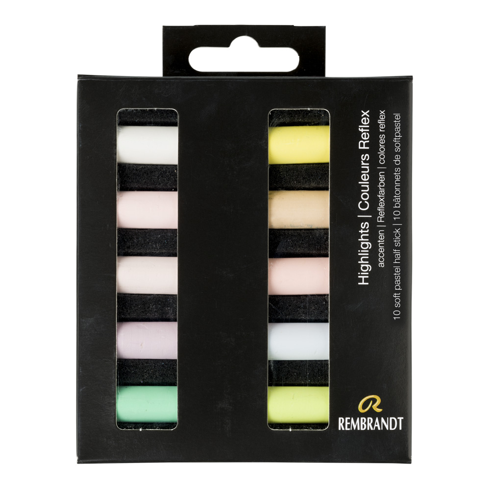 Rembrandt Soft Pastels 10pc Half Highlights