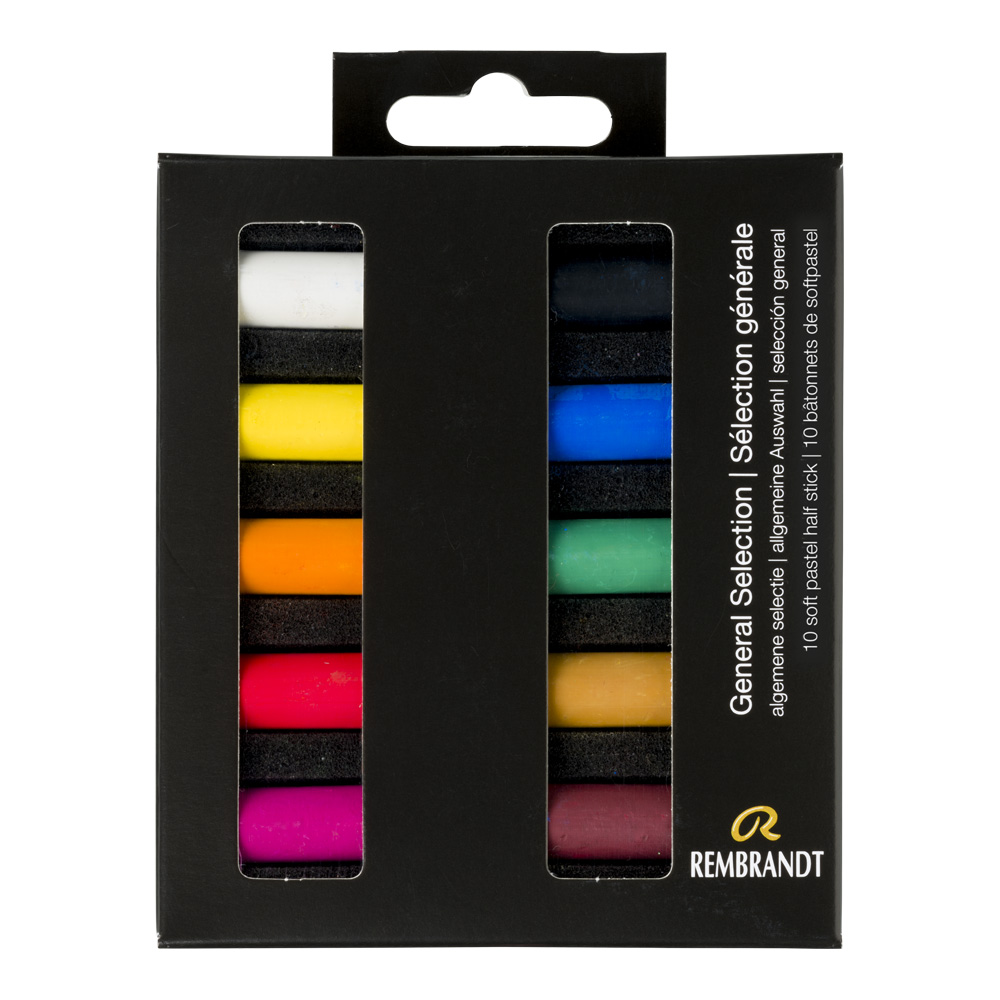 Rembrandt Pastels 10pc Half General Selection