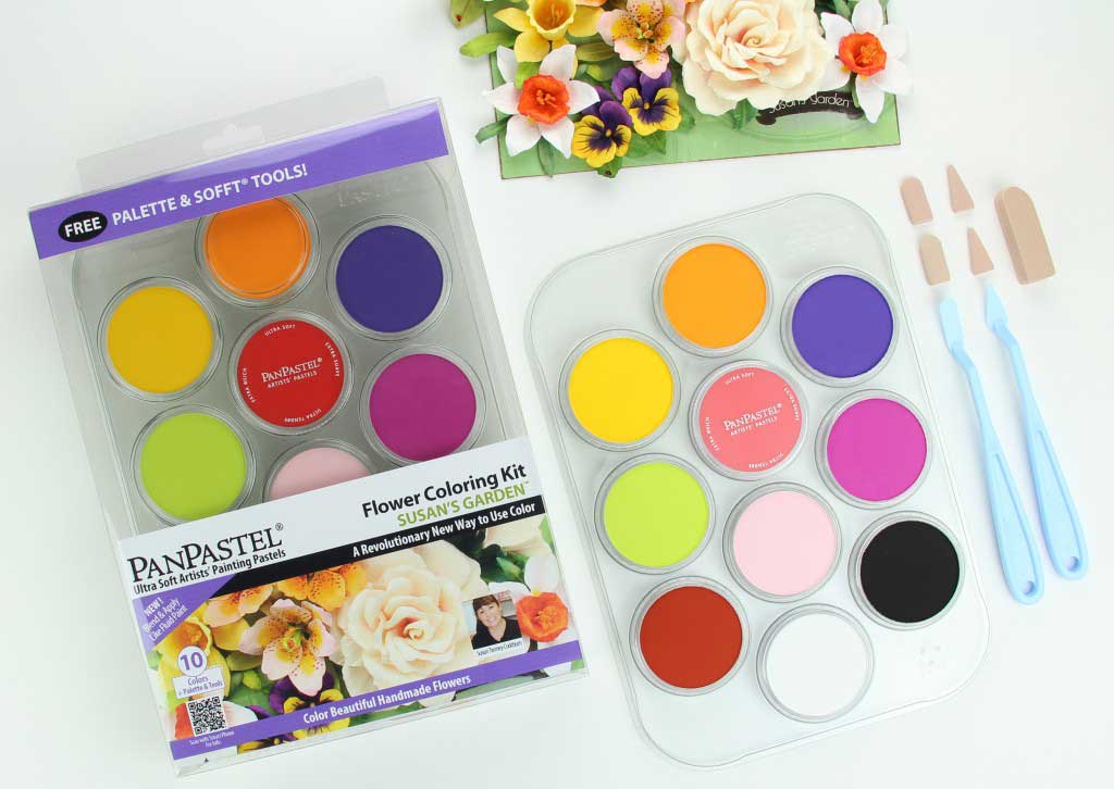 Panpastel 10 Color Flower Coloring Set 1