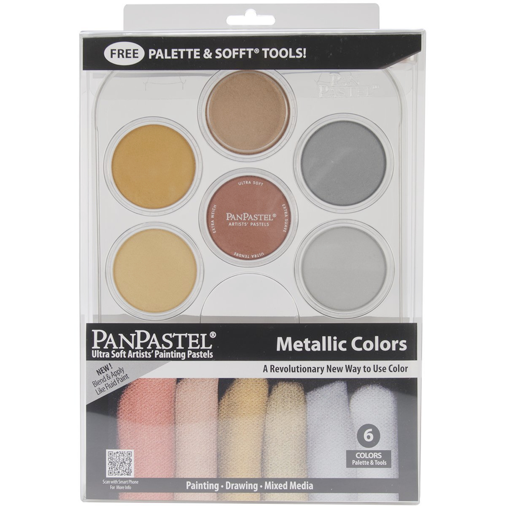 Panpastel 6 Color Metallics Palete Set