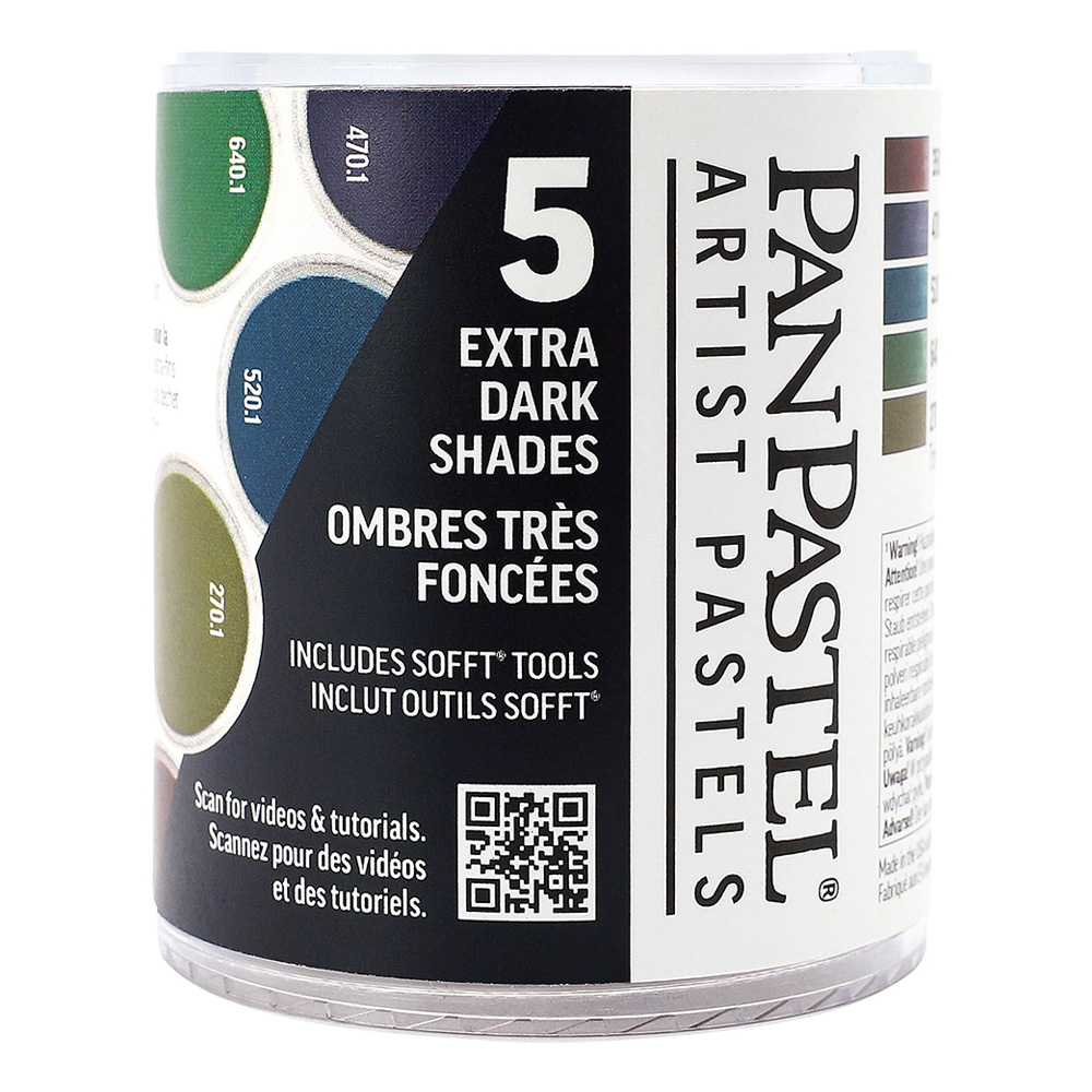 Panpastel 5 Color Set X-Dark Shades V2