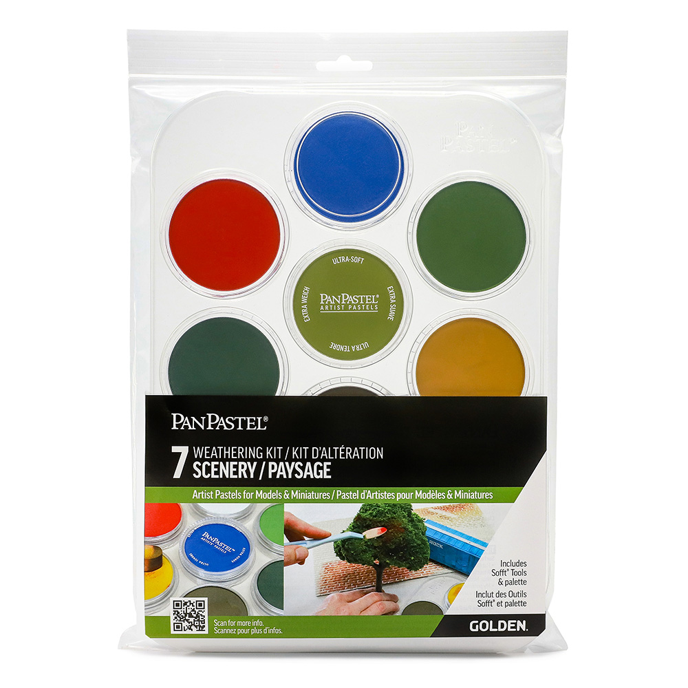 Panpastel 7 Color Weathering Set Scenery V2