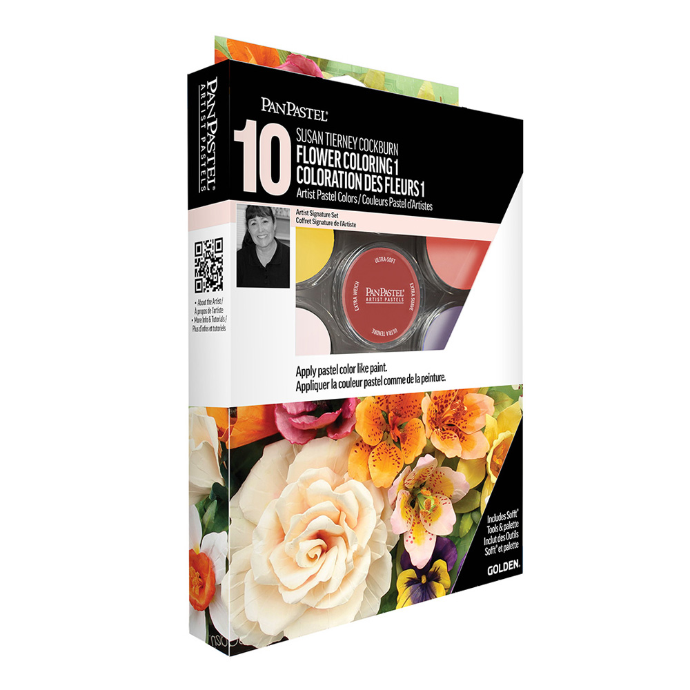 Panpastel 10 Color Flower Coloring Set 1 V2