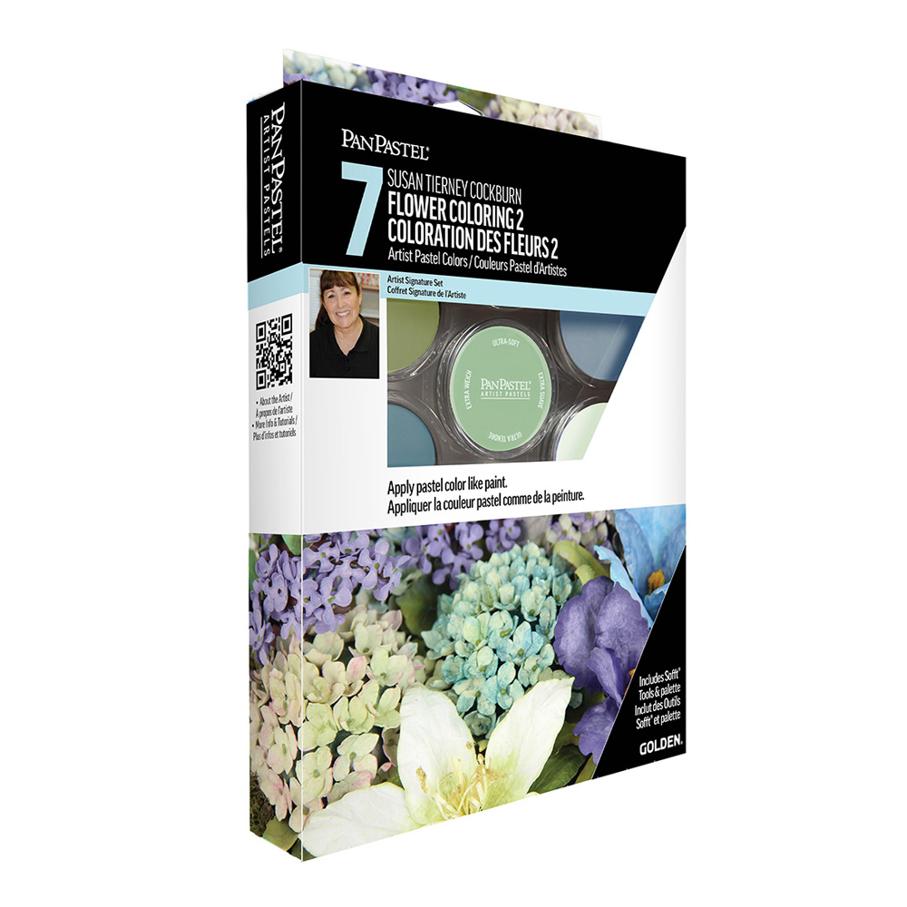 Panpastel 7 Color Flower Coloring Set 2 V2