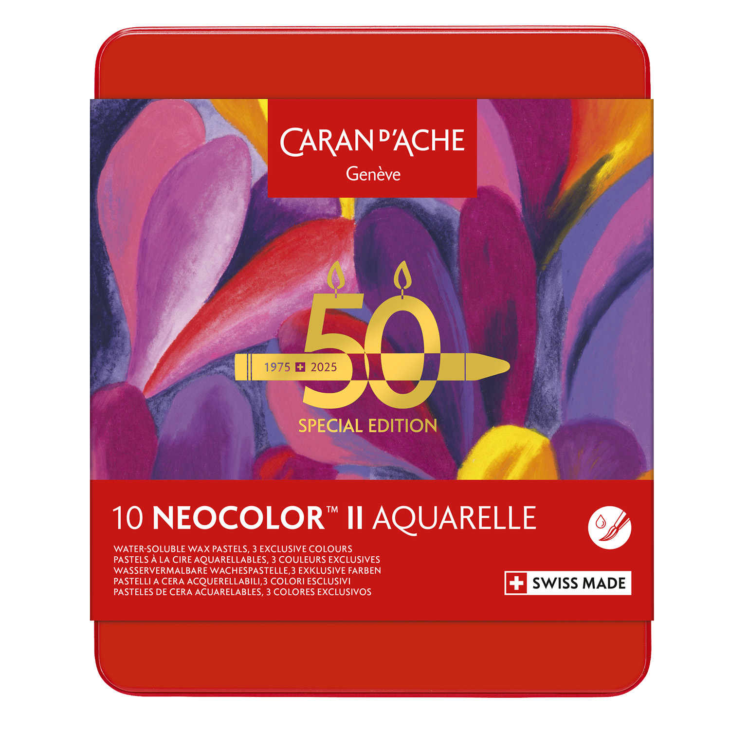 Neocolor II Watersoluble Crayon Pop 10pc