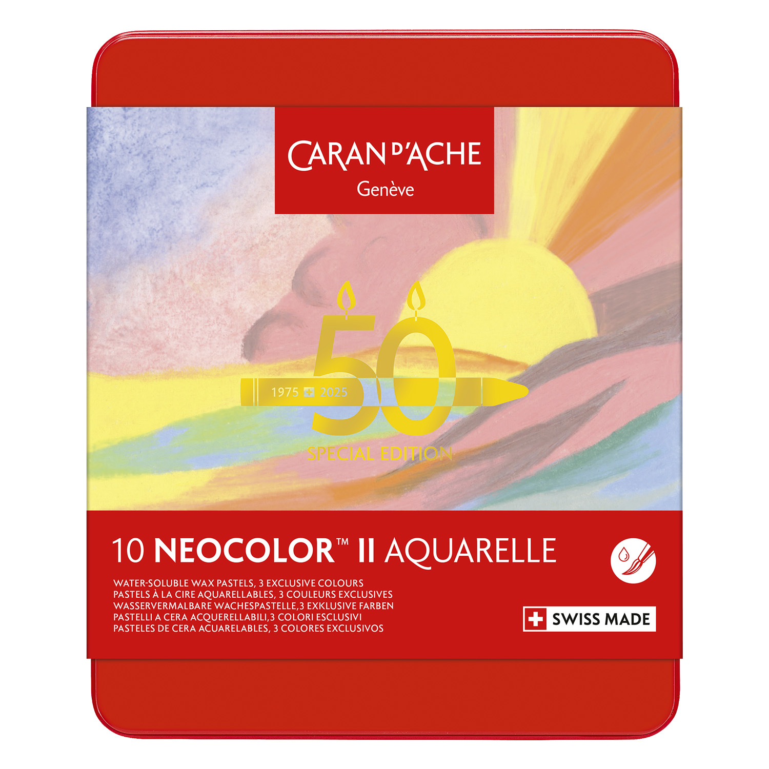 Neocolor II Watersoluble Crayon Pastel 10pc