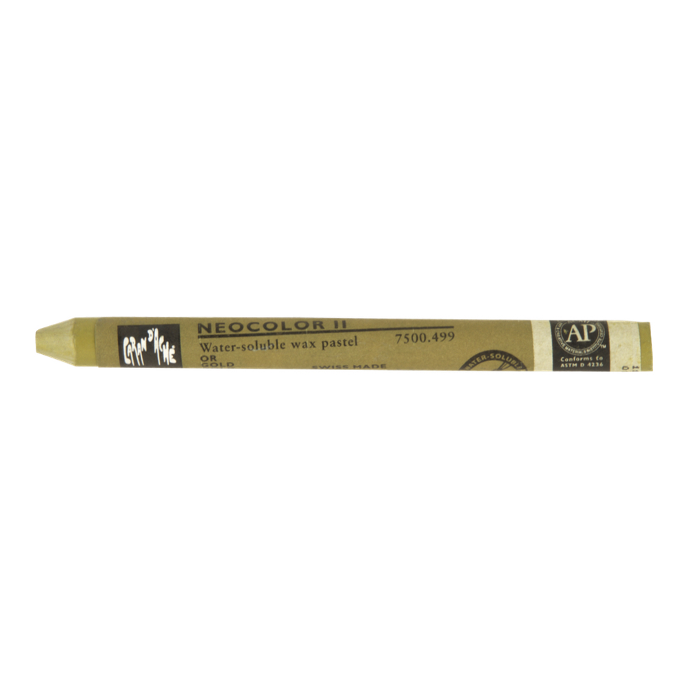 Neocolor II Watercolor Crayon 499 Gold