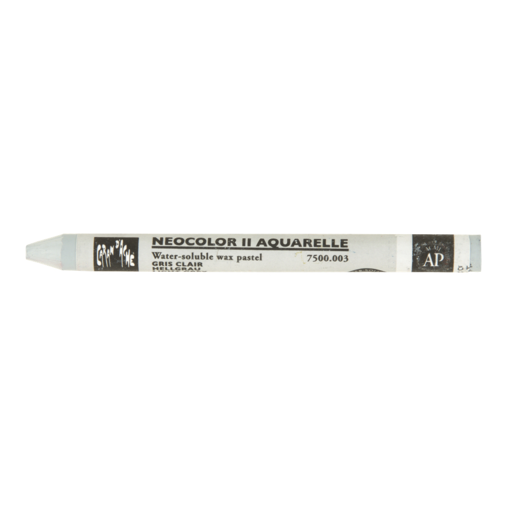 Neocolor II Watercolor Crayon 003 Light Grey