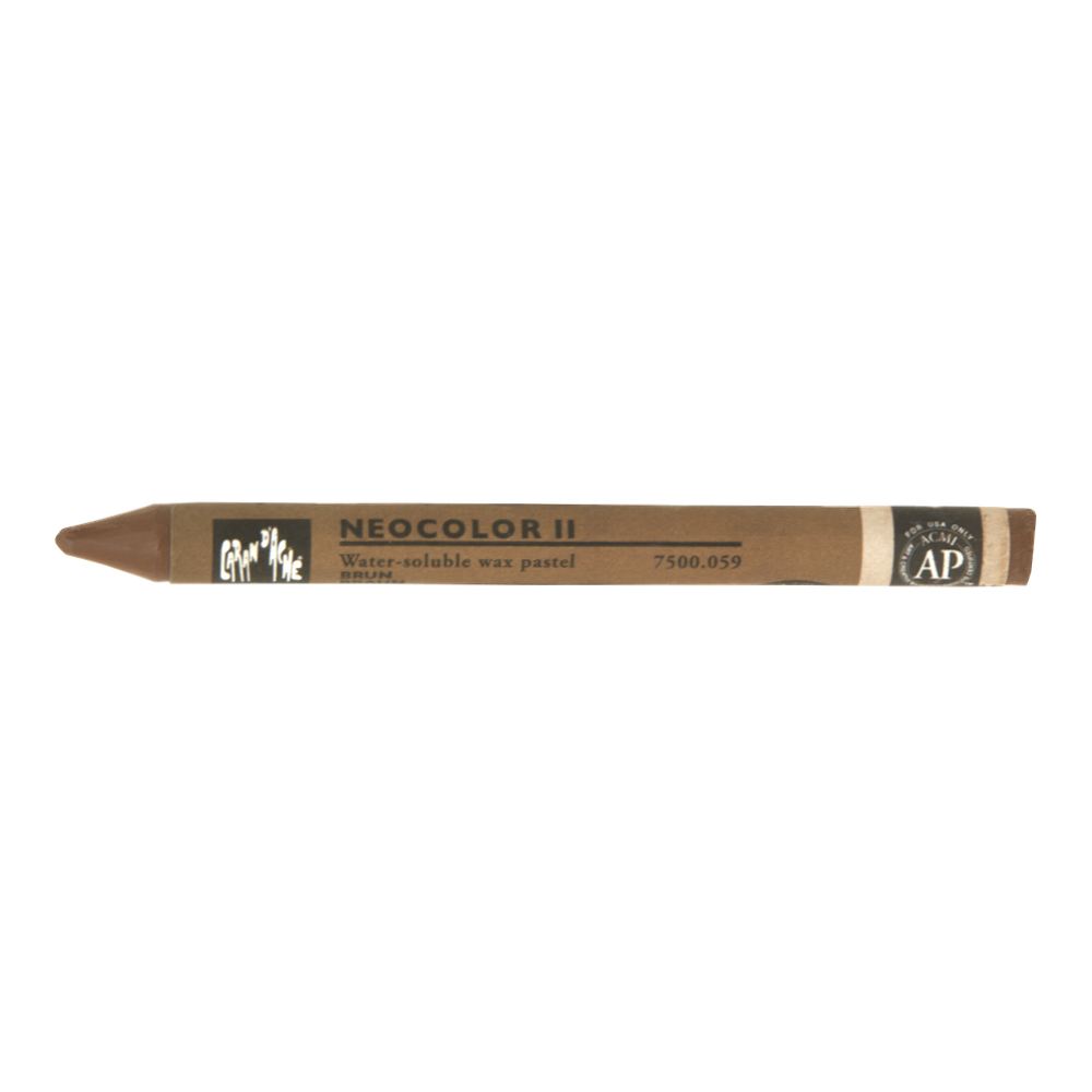 Neocolor II Watercolor Crayon 059 Brown