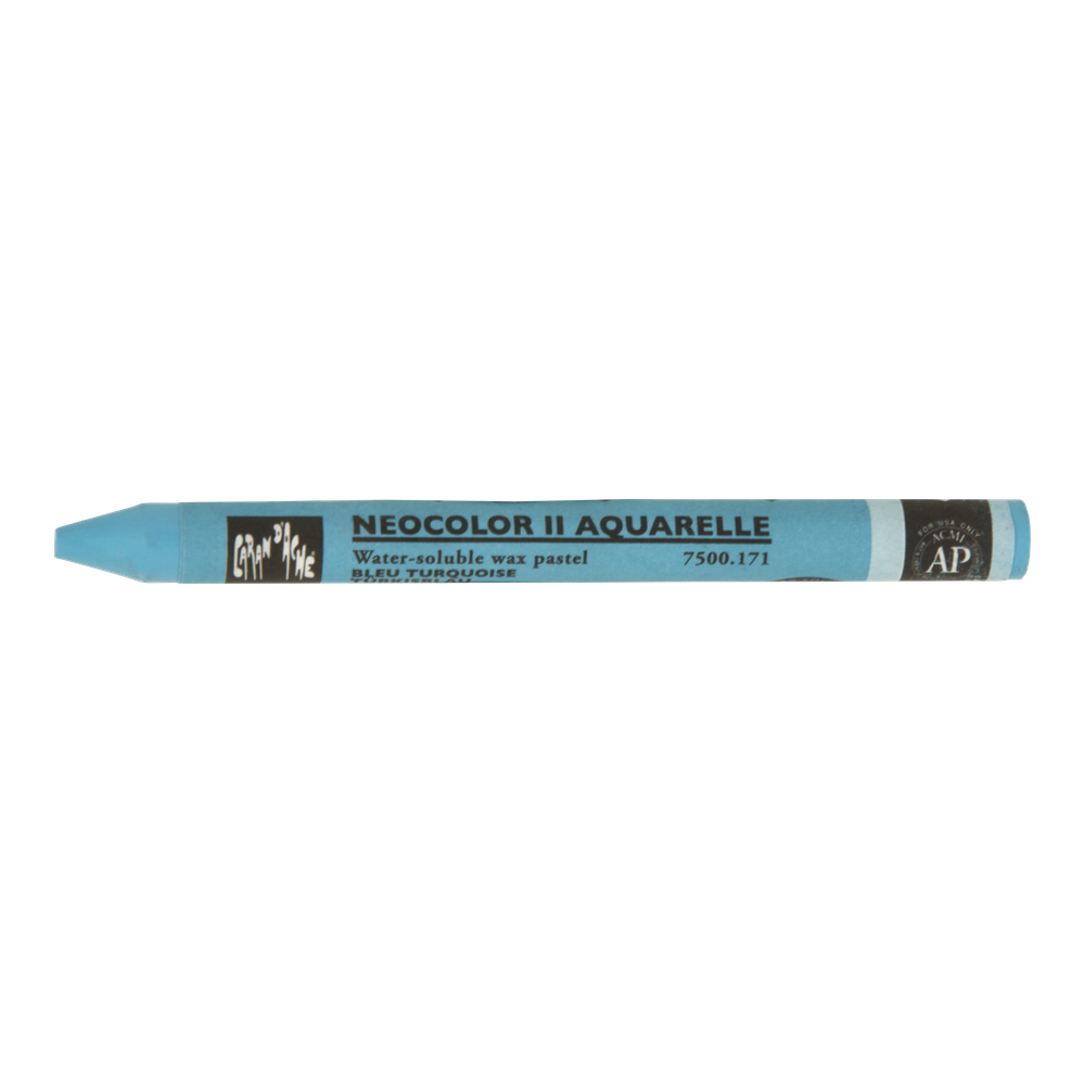 Neocolor II Watercolor Crayon 171 Turquoise