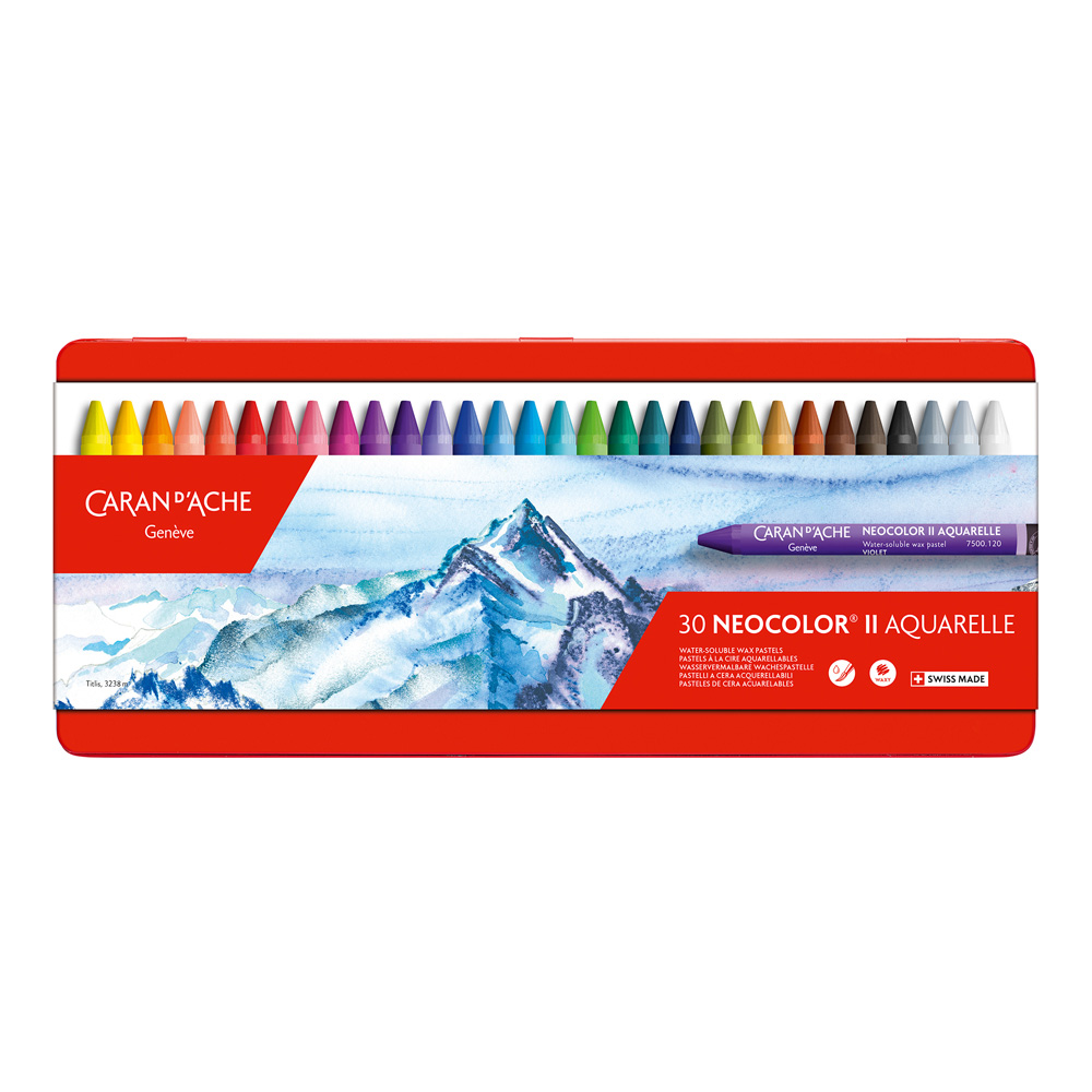 Neocolor II Watersoluble Crayon Set of 30