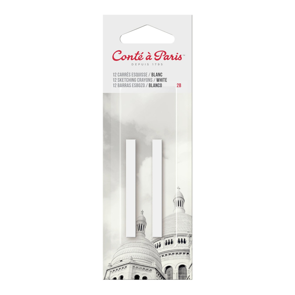 Conte Crayon 2 pk - White 2B (2456/2B)