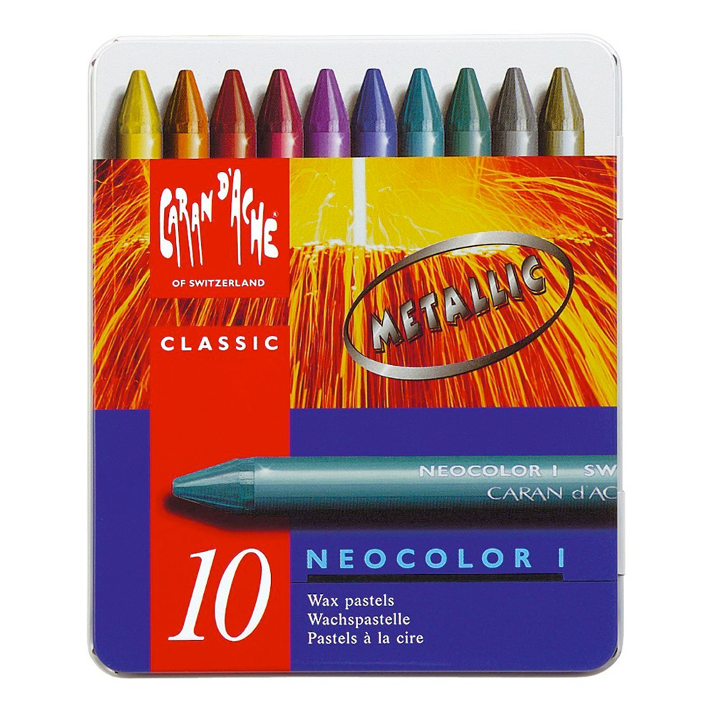 Neocolor I Wax Pastels Metallic Set of 10