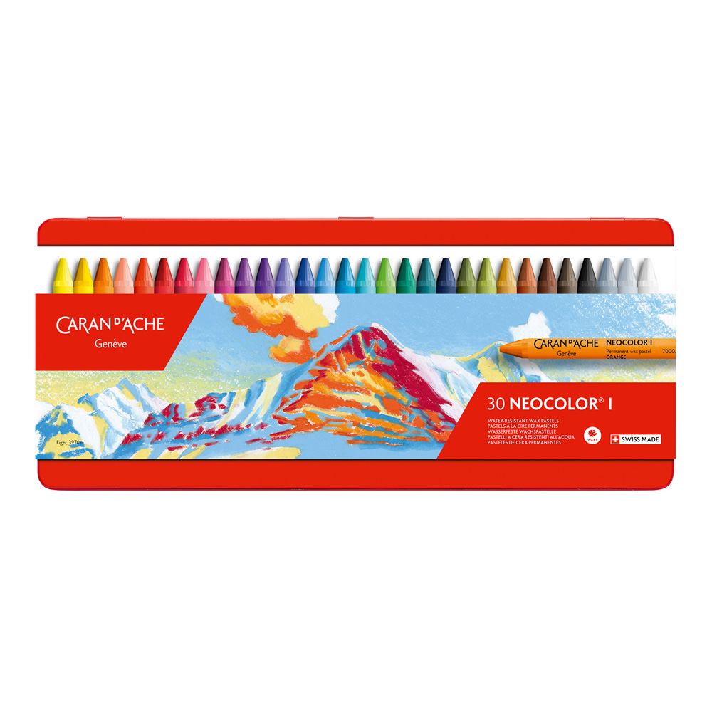 Neocolor I Wax Pastels Metal Box Set Of 30