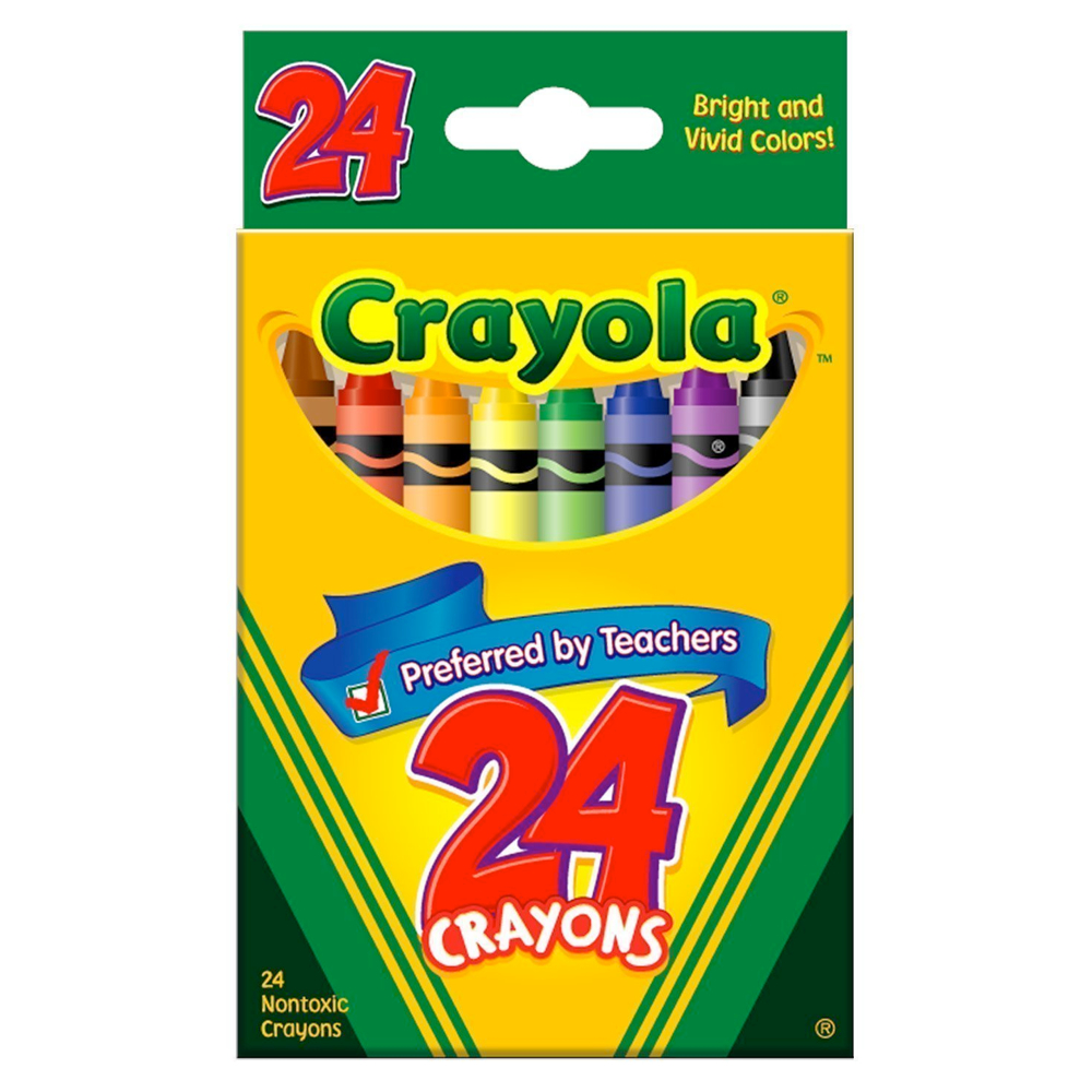 Crayola 52-3024 24 Regular Crayons