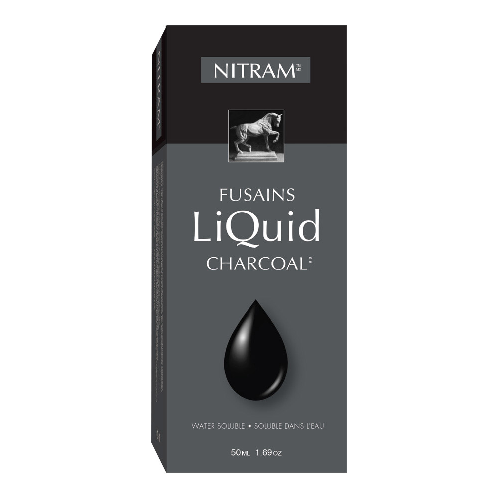 Nitram Fusains Liquid Charcoal 50ml Tube
