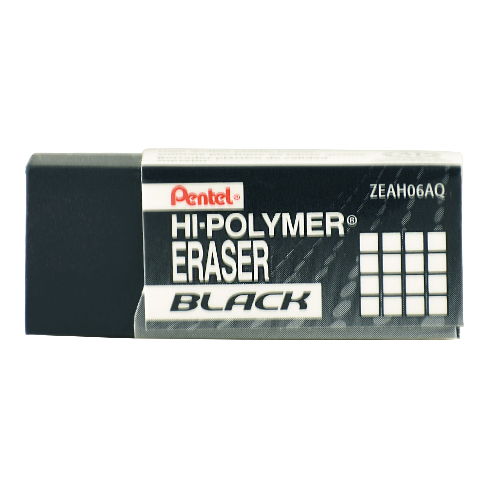Pentel Hi-Polymer Block Eraser Small Black